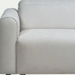 Canapé 3 places 2 relax en tissu - gris borie