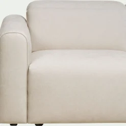 Canapé 5 places 2 relax en tissu - beige roucas