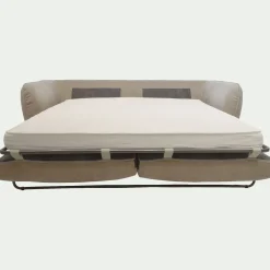 Canapé 4 places convertible en tissu Nature - beige