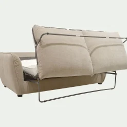 Canapé 4 places convertible en tissu Nature - beige