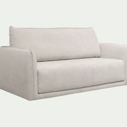 Canapé 3 places convertible en tissu Eden - beige alpilles
