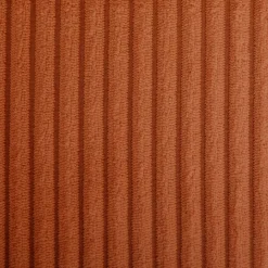 Canapé 4 places convertible en velours côtelé - brun rustrel