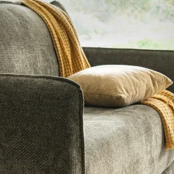 Canapé 3 places convertible en tissu Eden - vert cèdre