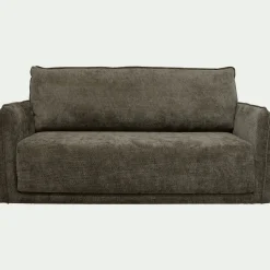Canapé 3 places convertible en tissu Eden - vert cèdre