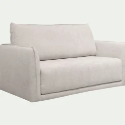 Canapé 2 places convertible en tissu Eden - beige alpilles
