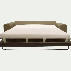 Canapé 4 places convertible en tissu Crown - vert cèdre