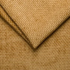 Canapé 2 places convertible en tissu Eden - jaune argan