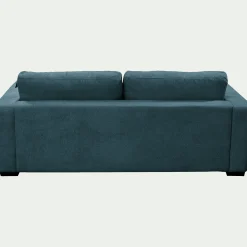 Canapé 5 places fixe en tissu genesis - bleu