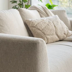 Canapé 4 places fixe en tissu armonia - beige alpilles