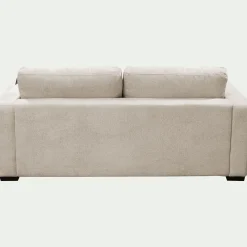 Canapé 3 places fixe en tissu Genesis - beige