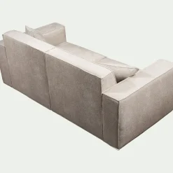 Canapé 4 places fixe en tissu Genesis - beige