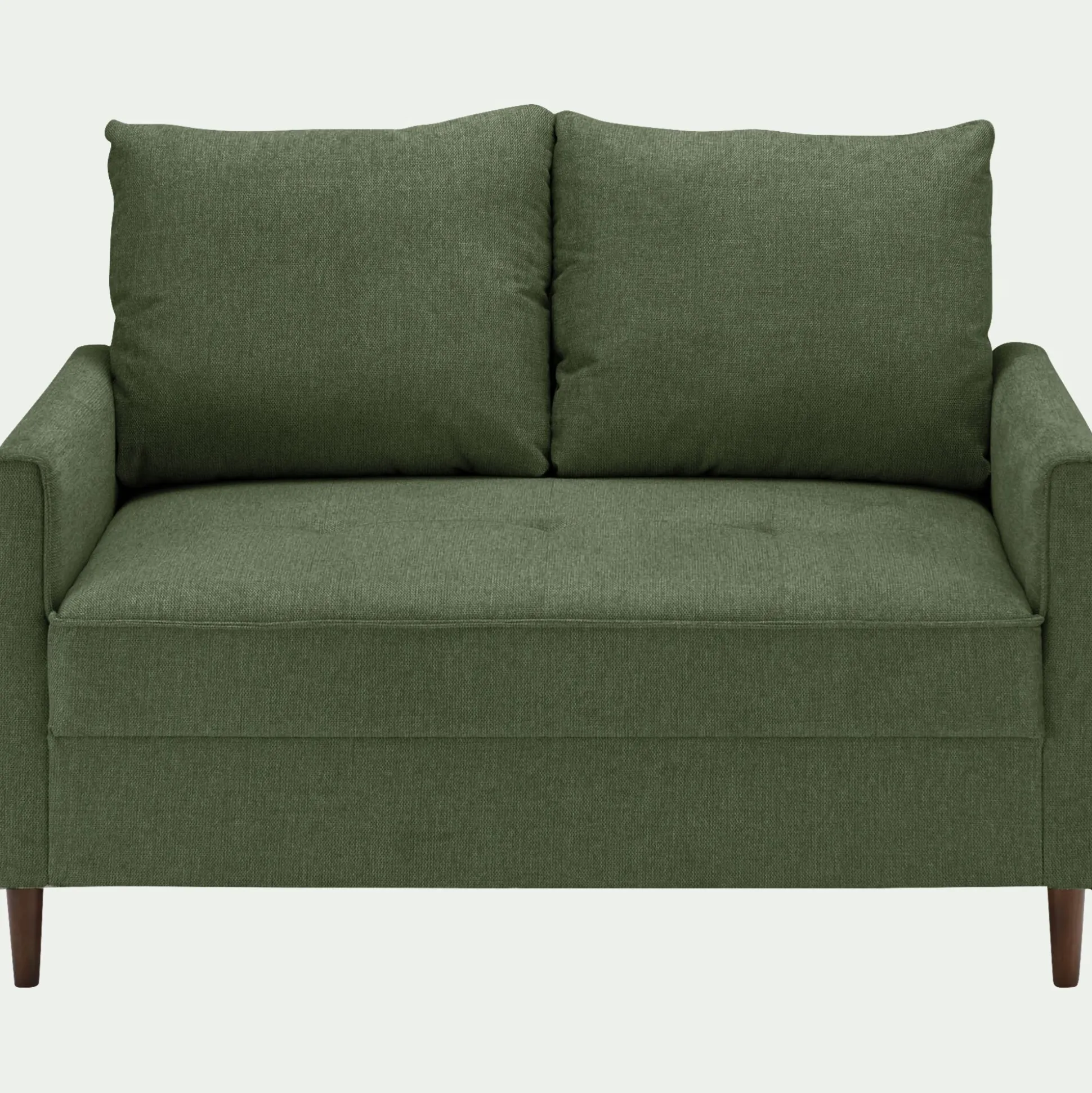 Canapé 2 places fixe en tissu Loft - vert cèdre