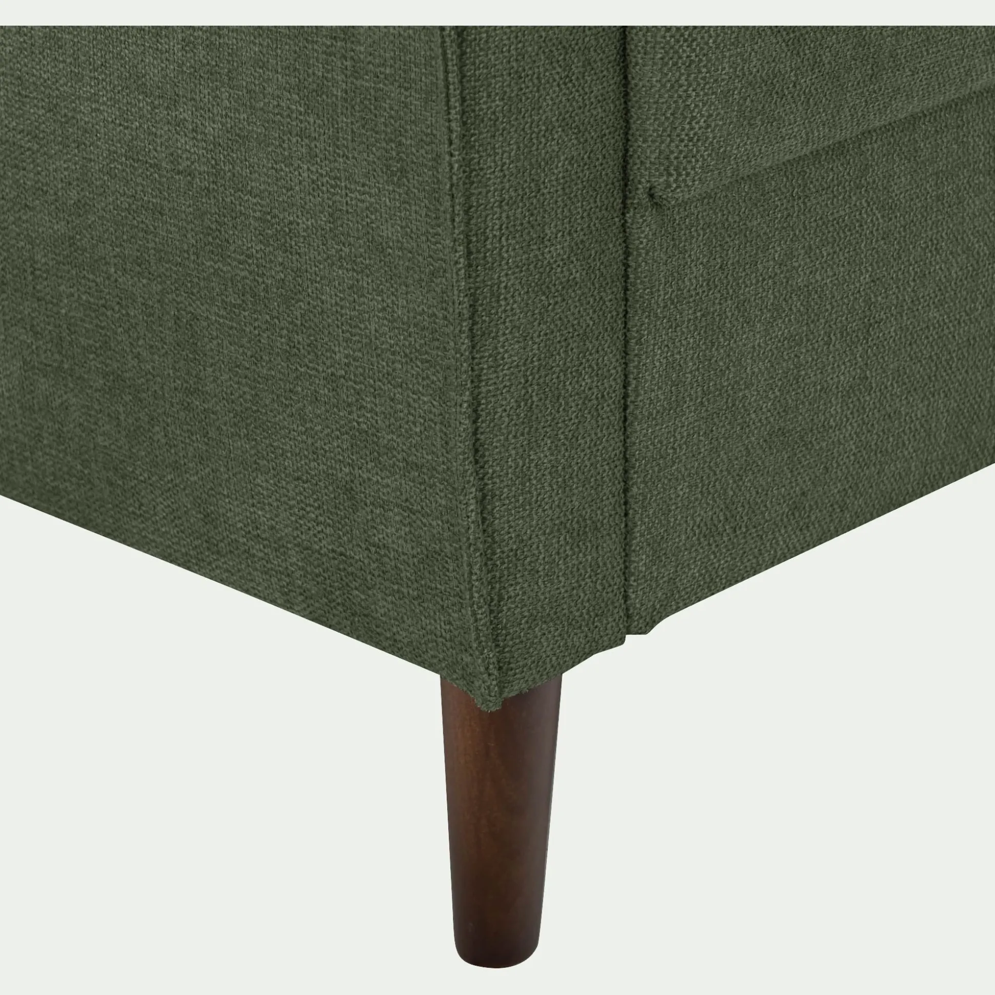 Canapé 2 places fixe en tissu Loft - vert cèdre