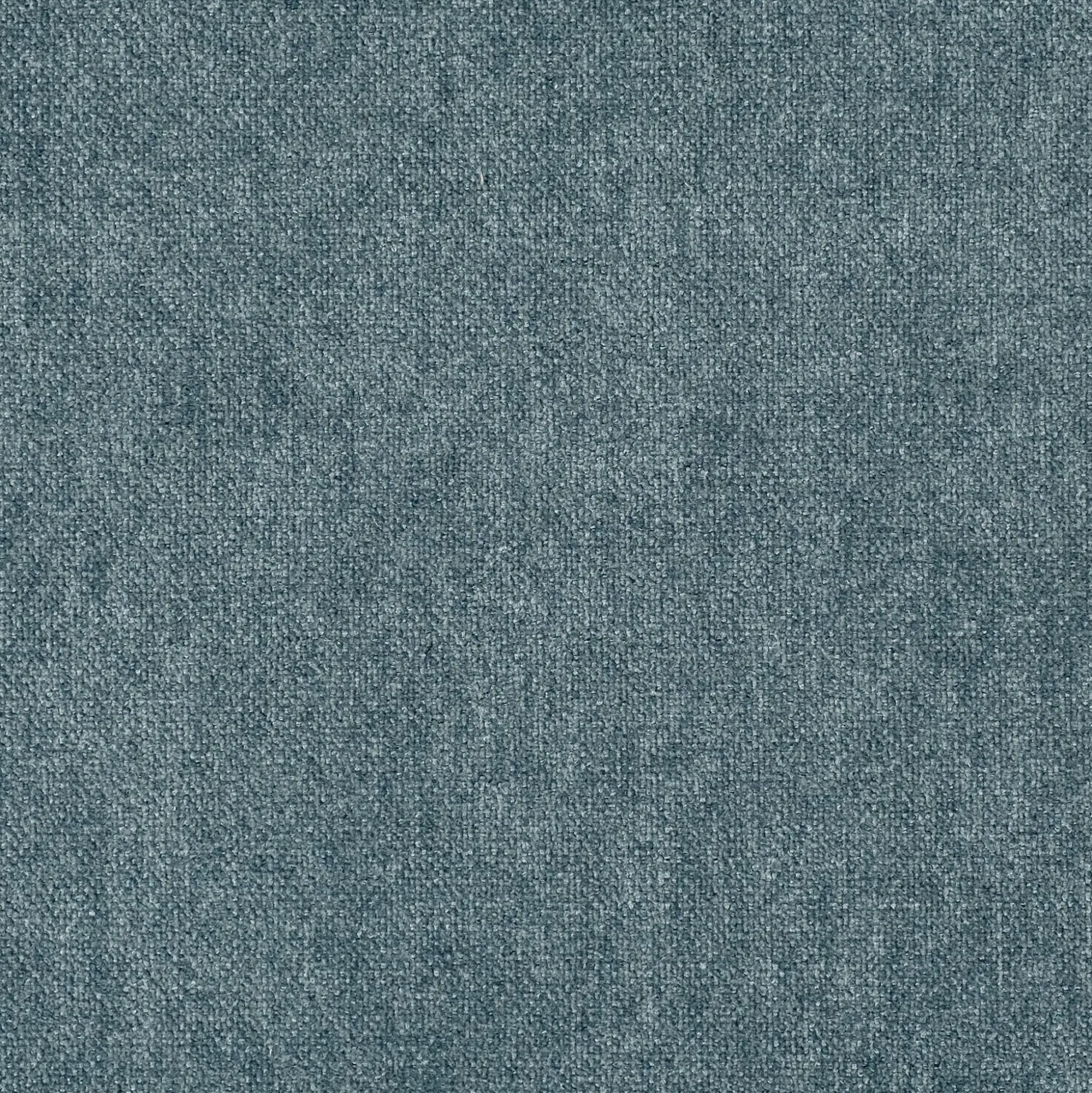 Canapé 3 places fixe en tissu - bleu niolon