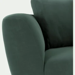 Canapé 4 places fixe en velours Velvet - vert sauge