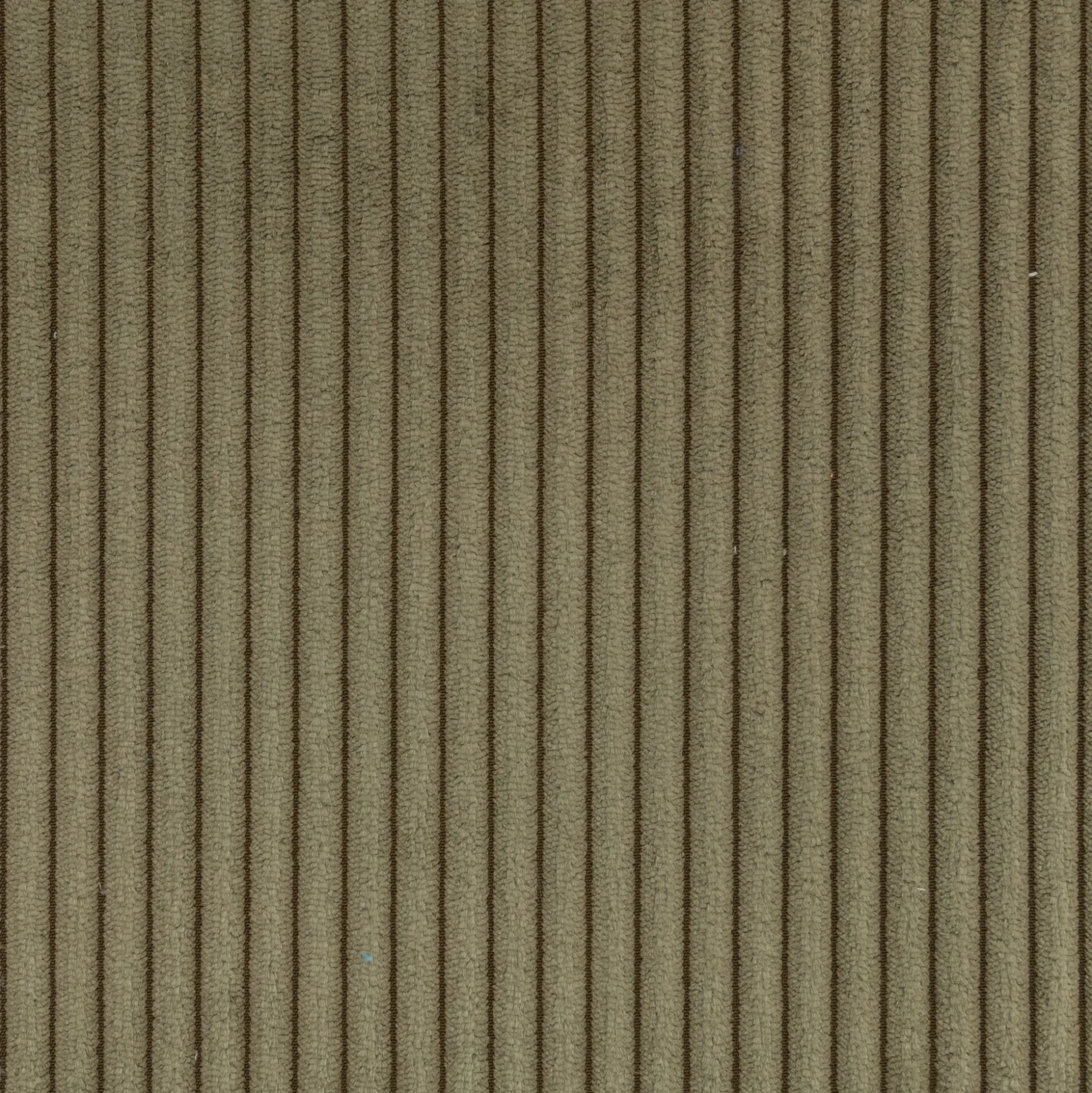 Canapé 5 places fixe en velours côtelé - vert cèdre