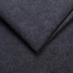 Canapé d'angle gauche fixe en tissu Crown - bleu calabrun