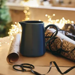 Carafe avec anse en grès 1,7L - bleu