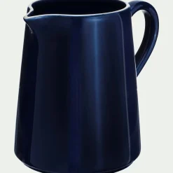 Carafe avec anse en grès 1,7L - bleu