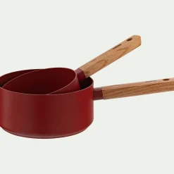 Casserole en aluminium D16cm - rouge cade