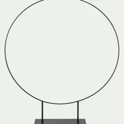 Cercle à décorer en acier D57,5cm - noir