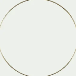Cercle à décorer en acier D30cm - doré métallisé