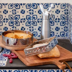 Cercle réglable en inox D16cm à D28cm - argenté