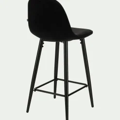 Chaise de bar - noir H66cm