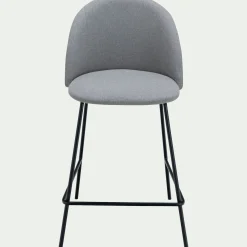 Chaise de bar en tissu H66cm - beige