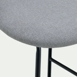 Chaise de bar en tissu H66cm - beige