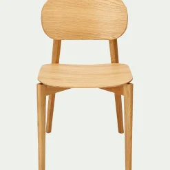 Chaise en bois de chêne - bois clair