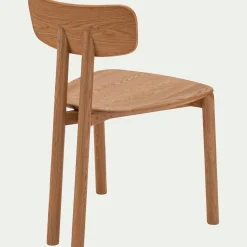 Chaise en chêne massif sans accoudoirs - bois clair