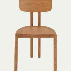 Chaise en chêne massif sans accoudoirs - bois clair