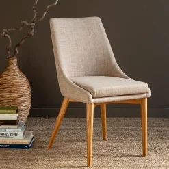 Chaise en tissu - beige