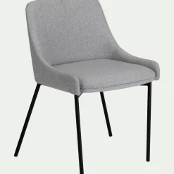 Chaise en tissu - gris borie