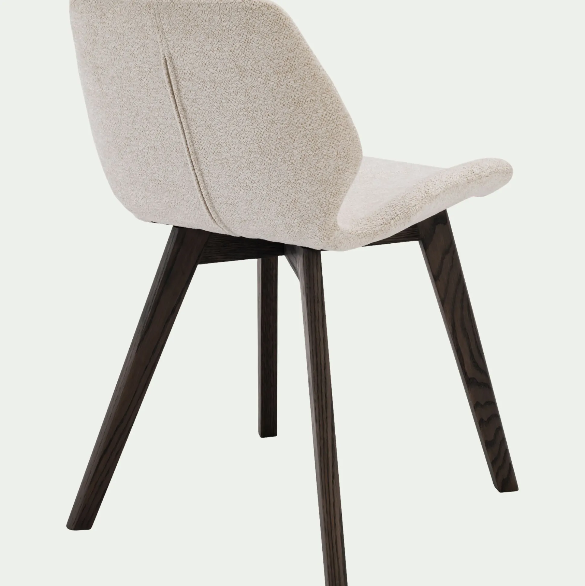 Chaise en tissu sans accoudoirs - beige