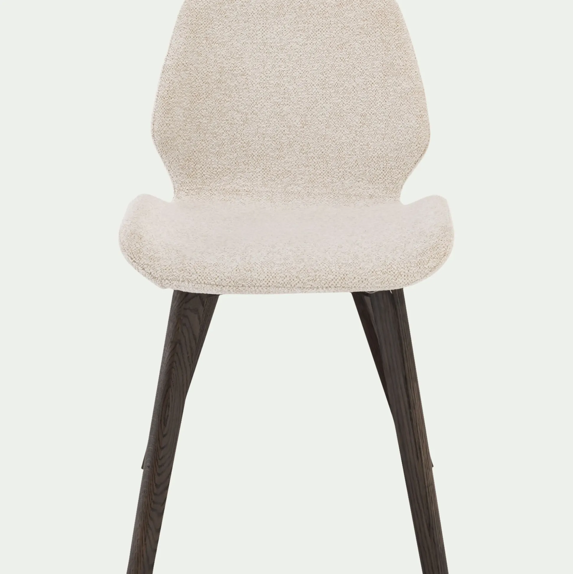 Chaise en tissu sans accoudoirs - beige