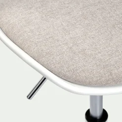 Chaise enfant dactylo en plastique - gris