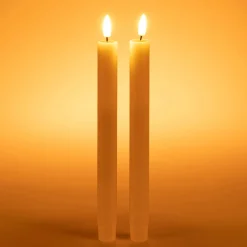 Chandelles à LED - blanc