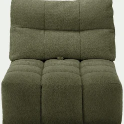 Chauffeuse avance - recule en tissu campo - vert cèdre