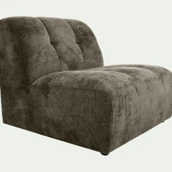 Chauffeuse en tissu Eden - vert cèdre