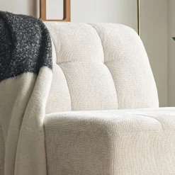 Chauffeuse en tissu Eden - beige alpilles