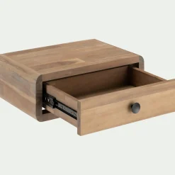 Chevet suspendu en acacia L45xl25xH16cm - bois clair