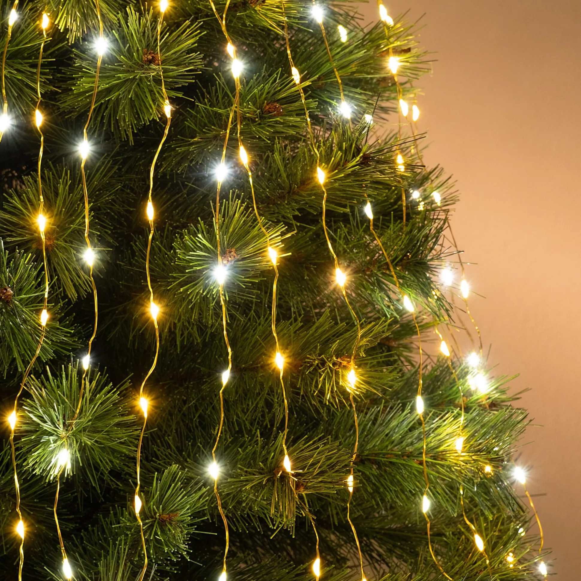 Chute lumineuse L1,80m - doré