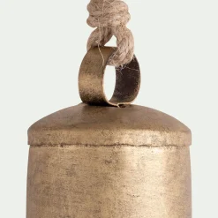 Cloche à suspendre en fer H7,5cm - doré