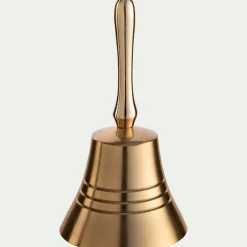 Cloche décorative à poser - doré