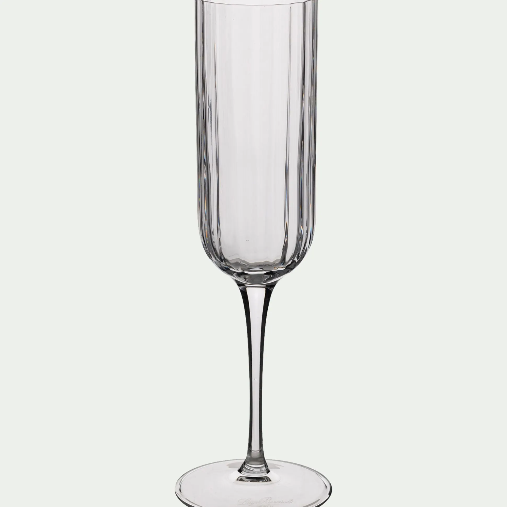 Coffret de 4 flûtes à champagne en cristallin 21cl - transparent