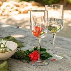 Coffret de 4 verres à pied en cristallin 40cl - transparent