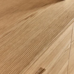 Commode 6 tiroirs en chêne - bois clair