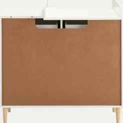 Commode enfant 4 tiroirs en bois - blanc